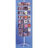 WHITE 64 POCKET WIRE CD FLOOR SPINNER 20-788