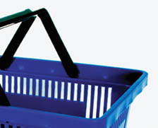Plastic Shopping Baskets